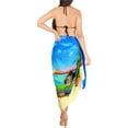 thumbnail image 5 of HAPPY BAY Women's Beach Wrap Bikini Wraps Sarong Coverup Skirt Bathing suit Swimwear Swimsuit Coverup for Women One Size Holiday, Beach, 5 of 5