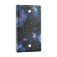 thumbnail image 2 of Yayeee Blank Wall Plate Cover 1-Gang 4.5"x2.7" Home Unused Decorative Outlet, Watercolor Galaxy, 2 of 7