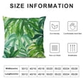 thumbnail image 5 of PRATYUS  Summer Pillow Cover Palm Tree Decor Tropical Green Leaf Farmhouse Seasonal Decorative Throw Pillow Case for Home Sofa Couch 18x18in, 5 of 5