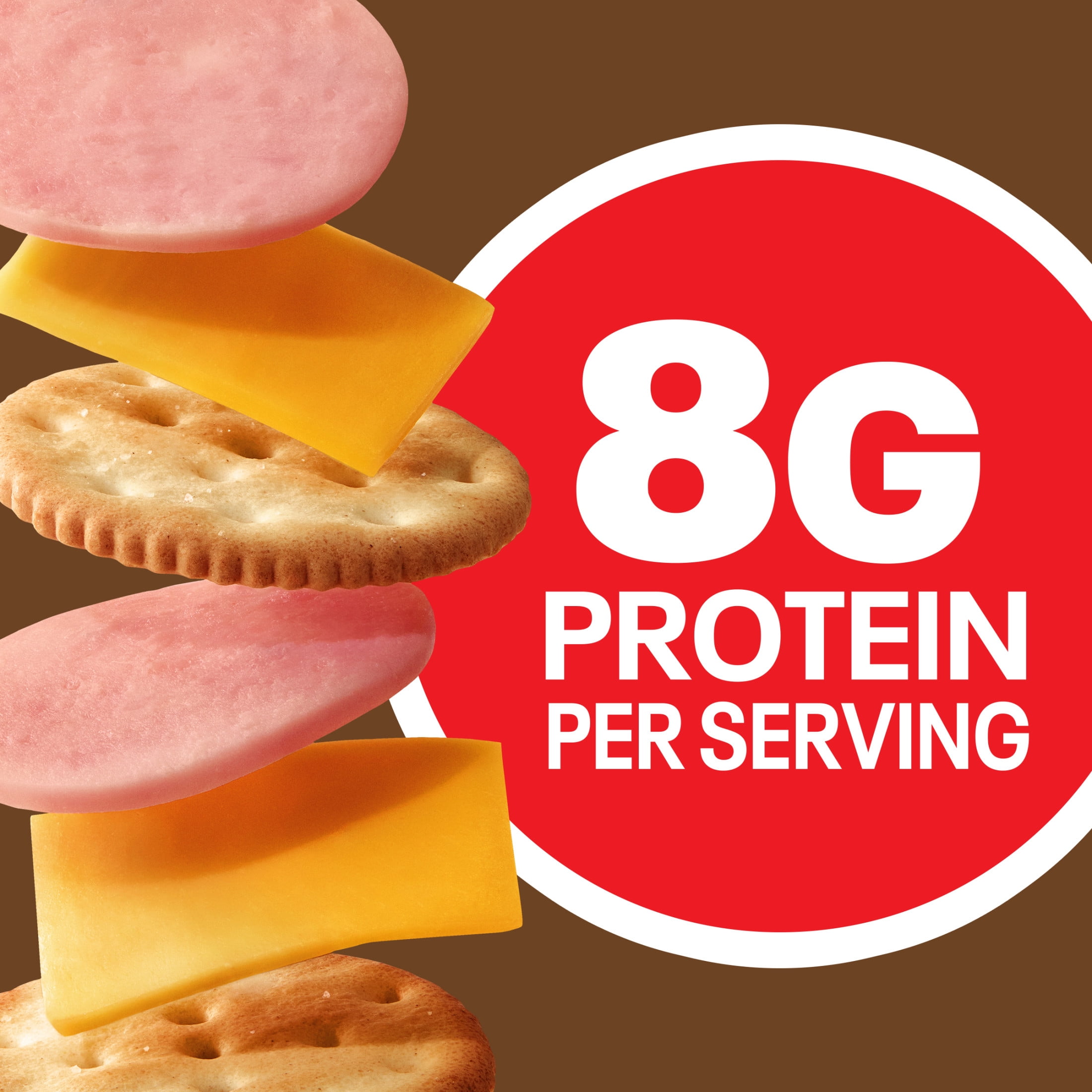 Lunchables Ham & Cheddar with Capri Sun 100% Juice Fruit Punch & Gummy Worms Fun Pack, 2.8 oz & 6 fl oz Package