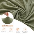 thumbnail image 2 of Funda de banco de comedor Uxcell, para bancos de 39.4 a 55" de largo, funda de terciopelo con hebilla elástica, funda de banco lavable [Verde], 2 of 7