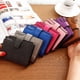 thumbnail image 2 of Cartera de mujer Cartera corta con botones de color caramelo Cartera con cremallera para varias tarjetas, 2 of 6