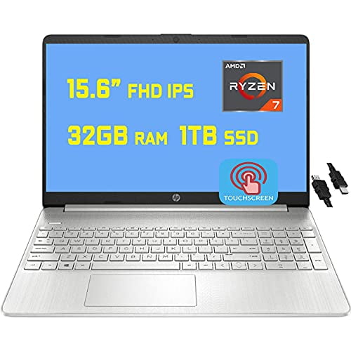 konstant Stille og rolig Diplomati Flagship 2021 HP Pavilion 15 Business Laptop Computer 15.6" FHD 1080P IPS  Touchscreen AMD 8-Core Ryzen 7 4700U (Beats i7-10710U) 32GB RAM 1TB SSD  USB-C WiFi Win10 (used) - Walmart.com