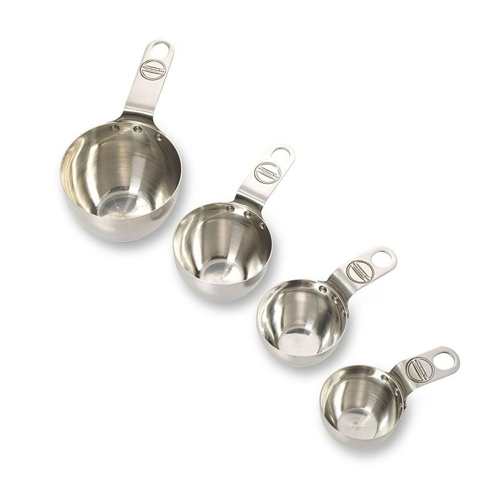 Stainless Steel Measuring Cups (Set of 4), The set includes 4 different