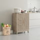 thumbnail image 5 of VERDALAY Armario de baño con 3 cajones Armario de almacenamiento de pie con una sola puerta Armario de madera con patas elevadas Armario lateral organizador Armario con puerta para baño y dormitorio, 5 of 8