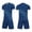 Navy, variant on LJEFF Kids 2PC Soccer Uniform Set, Short Sleeve Summer Quick Dry Elastic Waist Boy Sports Outfit Navy Size 13 T