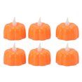 thumbnail image 2 of Lámpara de vela LED de calabaza Sincero 6Pcs Flameless Battery Operated, 2 of 10