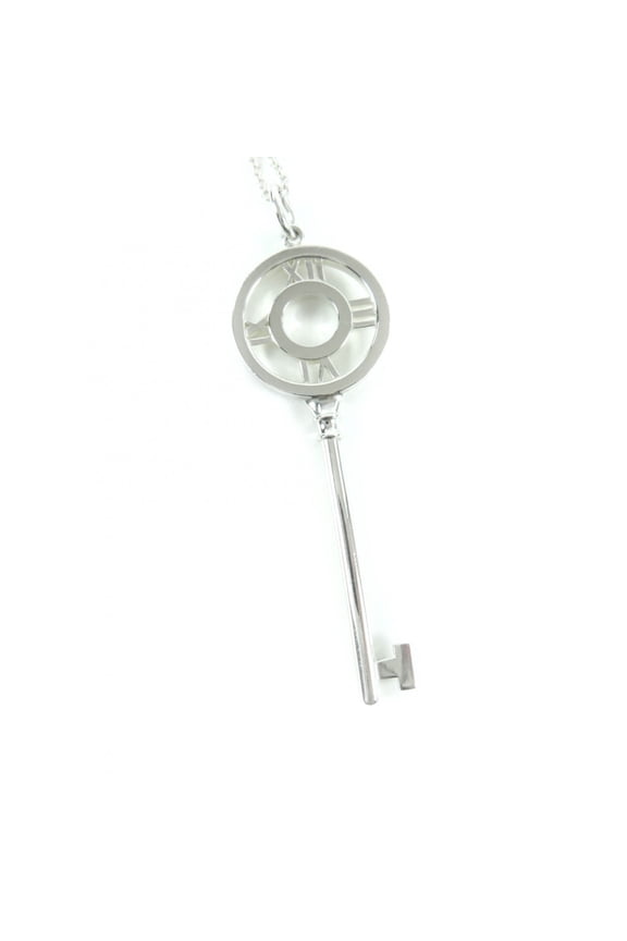 Pre-Owned TIFFANY&Co. Tiffany & Co. AG925 Atlas Key Necklace Pendant, Silver, Weight 6.9g,...