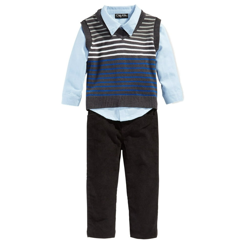Only Kids Only Kids Infant Boy Dress Up Outfit Pants Shirt Striped