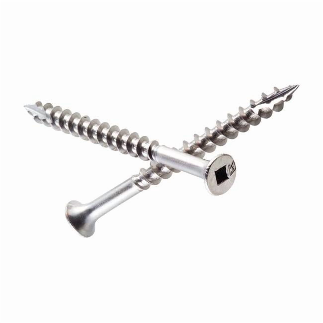 Simpson Strong-Tie 5006149 No. 8 x 2 in. Square Bugle Head Stainless Steel Exterior Wood Screw, Pack of 128