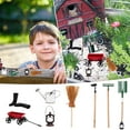 thumbnail image 3 of ⚡ Big Sale ! Accessories 9PCS Simulation Garden Yard Decoration Set Scene Mini Tool Miniature Decoration Scene Home Decor, 3 of 9