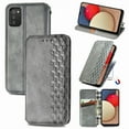 thumbnail image 1 of Case for Samsung Galaxy A03s Flip Cover Wallet Flip Cover Magnetic Protective - Grey, 1 of 5