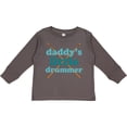 thumbnail image 3 of Inktastic Daddy's Little Drummer Boys or Girls Long Sleeve Toddler T-Shirt, 3 of 5