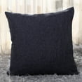 thumbnail image 4 of CAROOTU Linen Throw Pillow Cover Solid Plain Color Square / Rectangular Pillowcase for Couch Sofa Bed Car Home New, 4 of 7