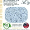 thumbnail image 3 of Luxiny American Made Soap Saver for Soap Dish, Shower Soap Holder & Travel Soap Boxes Helps Handmade Soap Last Longer - Made from Plant Based Eco Friendly Bioplastics Sky Blue, 3 of 5