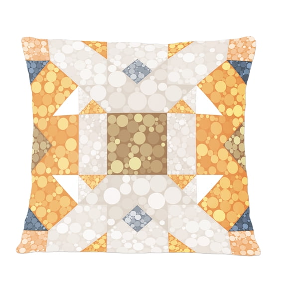 Designart Geometric Retro Design I' Mid-Century Modern Throw Pillow - 12x20