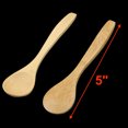 thumbnail image 2 of Household Kitchen Porridge Soup Sugar Salt Wooden Scoop Spoon Wood Color 6pcs, 2 of 7