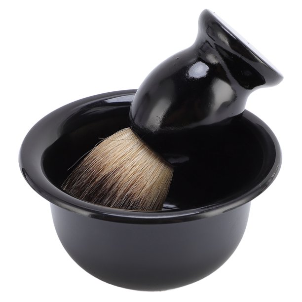 Juego De Brochas De Afeitar Para Hombre, Kit Portátil Para El Cuidado De La Barba, Brocha De Afeitar, Cuenco De Espuma Y Soporte Para Viajes