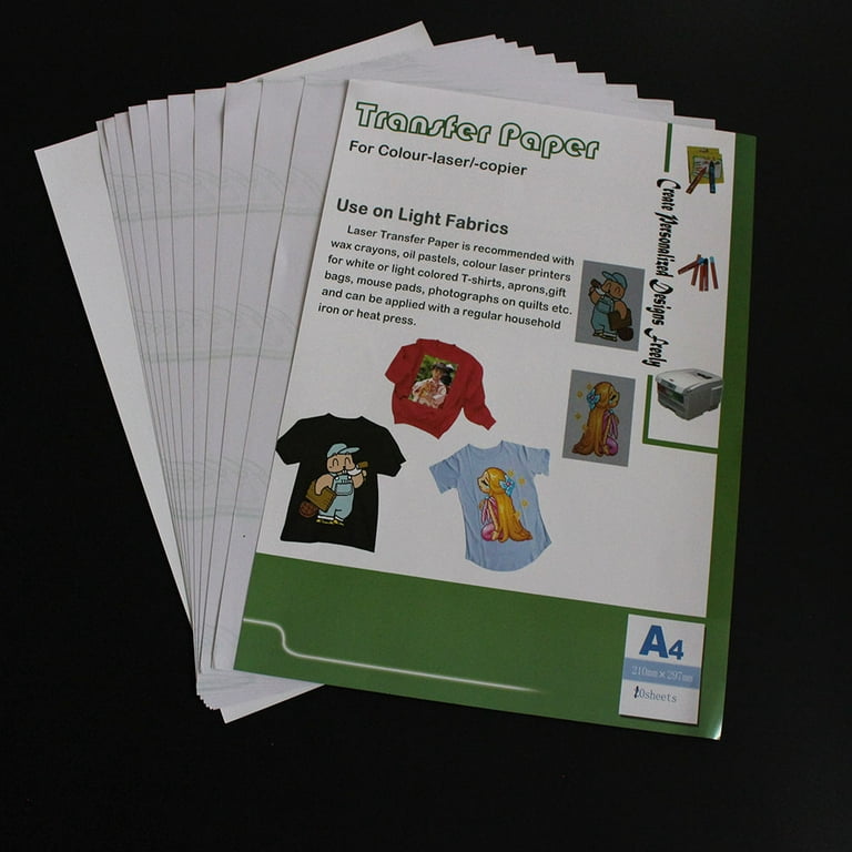 10pcs A4 waterproof printing paper Heat Transfer Print Paper Wrinkle proof  Paper Thermal Transfers Paper craft
