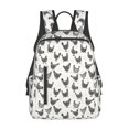 thumbnail image 1 of Fotbe Funny Chicken Mochila Ligera para Hombres y Mujeres - Duradera y Resistente al Agua, Ideal para Escuela, Trabajo, Viajes y Uso Diario, 1 of 7