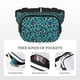 thumbnail image 5 of Fotbe Leopard 1 Cangurera Cuadrada con Estampado de Doble Capa, Bolsa de Cintura Ajustable Mini para Hombres y Mujeres, 5 of 9