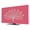 Pink, White, Rose, variant on Black Tree TV Cover for 43 Inch Screen, Stretch Fabric Dustproof TV Display Protector, Birds Vintage Farmhouse Pink Elastic Slipcover Monitor Cover for Indoor Desktop Computer 37.6"x21.1"