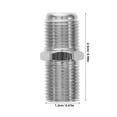 thumbnail image 2 of KEINXS 10pcs Coaxial Cable Connectors F-type Female to Female Coax Cable Extender Adapter for TV Cable Thread Coaxial Cable Extension Connectors  F-Type Coax Cable Adapter for TV Cable, 2 of 8
