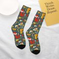 thumbnail image 4 of Goofa Cute Animal Forest Pattern Children's Crew Socks, Kids' Daily Wear and Sports Socks, Breathable Socks, Sports Socks, Moisture-Wicking Socks for Children, 4 of 6