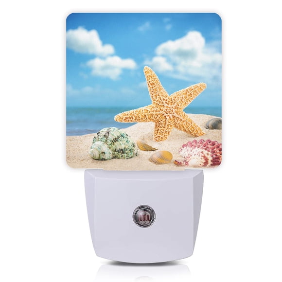 Lámpara Smoaffly Beach, luz nocturna, sensor automático, 7,5 x 11,5 x 5 cm