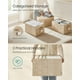 thumbnail image 5 of Juego de 3 cestas de almacenamiento SONGMICS de tela, color beige arena, 45 L, 5 of 6