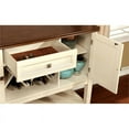 thumbnail image 2 of Furniture of America Delila Wood Wine Rack Sideboard in Vintage White, 2 of 4