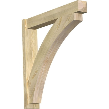 

6 W x 36 D x 36 H Thorton Rough Sawn Craftsman Outlooker Douglas Fir