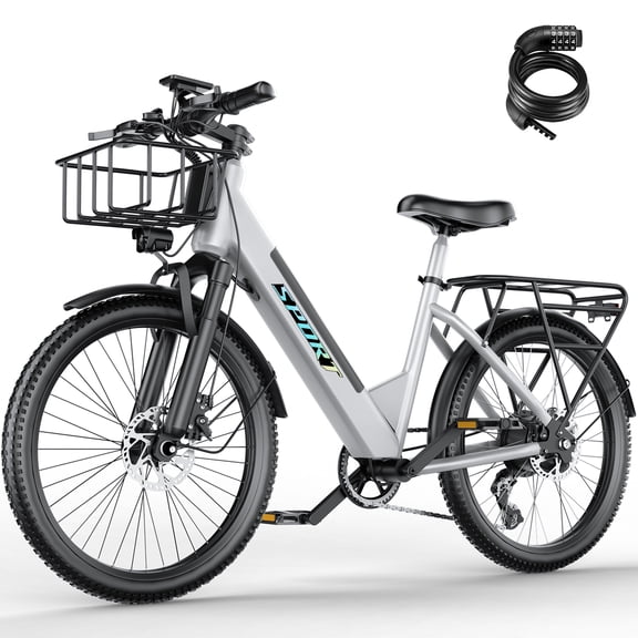 ASKGO F29 Electric Bike for Adults, 1800W Peak 750W Electric Mountain Bike, 30MPH Ebike with 48V 25Ah Removable Battery, 7 Speeds,UL2849