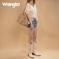 thumbnail image 3 of Wrangler Large Hobo Purses and Handbags for Women with Buckle and Fringe Zipper Faux Suede Shoulder Bag, Tan, 3 of 8