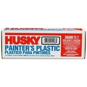 Husky 9' X 400' Film-Gard® Clear Professional Painter's Plastic