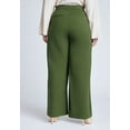 thumbnail image 3 of ELOQUII Women's Plus Size Tall The Ultimate Stretch Wide Leg Pant, 3 of 4