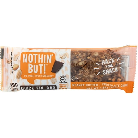 1.4 Ounce Bars - Nothin But, Chocolate Peanut Butter Snack Bar, 1.4 Oz, 12 Ct