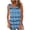 Light Blue, variant on Scyoekwg Casual Tank Tops for Women Crew Neck Ruched Tunic Tank Tops Striped Graphic Tee Summer Sling Shirts Comfy Ladies Tops Sleeveless Tops Loose Blouses (Green,S)
