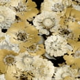 thumbnail image 2 of Bennett, Kate 20x20 Black Ornate Wood Framed with Double Matting Museum Art Print Titled - Floral Abundance in Gold IV, 2 of 4
