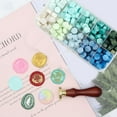 thumbnail image 5 of Cuentas de cera para sellar sellos de cera, para tarjetas de Navidad, sobres, invitaciones, paquetes de vino, idea de regalo, 5 of 5