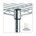 thumbnail image 5 of Alera ALESW833614SR 36 in. W x 14 in. D x 36 in. H Three-Shelf Residential Wire Shelving - Silver, 5 of 9