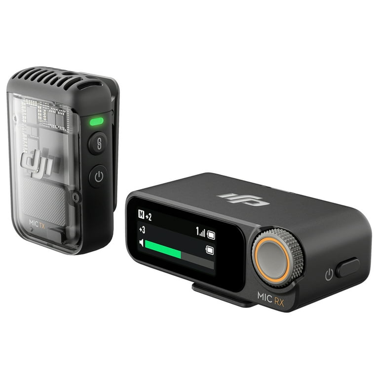 DJI Mic 2 (1 TX + 1 RX) Wireless Microphone with Intelligent Noise