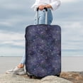 thumbnail image 3 of Lsque Watercolor Indigo Printed Luggage Cover, Travel Luggage Protector,Scratch and Dirt Resistant, Fits 18-32 Inch Luggage - Large, 3 of 9