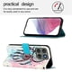 thumbnail image 4 of For Motorola Edge 60 Pro 5g Leather Case Pattern Printing Wallet Stand Mobile Cover With Strap, 4 of 5