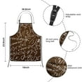 thumbnail image 3 of Math Equations Colorful Graphs Black Pattern Kids Aprons for Girls and Boys,Adjustable Neck Strap Toddler Aprons for Kids Cooking Baking, 3 of 6