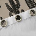 thumbnail image 4 of Feelyou Retro Cactus Print Curtains Pack of 2 (42x84 Each), Succulent Plant Botanical Curtains Blackout, Southwestern Bedroom Curtains, Curtains and Drapes Decor, 4 of 6