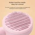 thumbnail image 6 of Pets Self Cleaning Slicker Brush, Dog Cat Bunny Pet Grooming Shedding Brush - Easy to Remove Loose Undercoat, Pet Massaging Tool Suitable for Pets with Long or Short Hair, 6 of 6