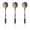 Black, variant on MHXCV Professional 3pcs 155mm Steel Tip Darts Set with Laser Printed PET Flights, Nickel Plated Iron Barrel and Aluminum Shaft Accessories for Dart Board Tournament and Recreation (L2)
