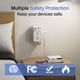 thumbnail image 4 of BN-LINK Extensor de Toma de Corriente Múltiple 6 Tomacorrientes de Pared y 3 Puertos USB (1 USB C), Regleta Divisoria de Toma de Corriente, Adaptador de Enchufe de Toma de Corriente de Pared USB para, 4 of 5