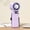 Purple-PP, variant on MMJ Handheld Fan Semiconductor Cooling Rechargeable 6000mAh Portable 1-199 Speed Personal Desk USB
